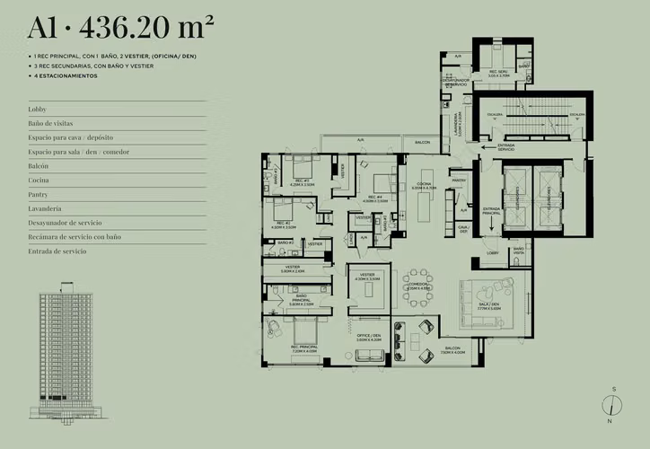 COSTA DEL ESTE 3 y 4  Recamaras 340m² y 436m² PreVenta, Entrega Ago. 2029