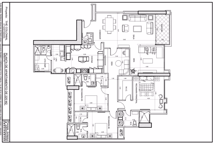 Venta de Apartamento en Santa María, PH The Colonial, 225m2
