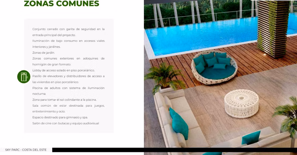 SKY PARC TORRE 1– COSTA DEL ESTE (entrega en septiembre 2026)