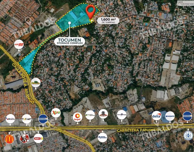 Venta de terreno industrial en Tocumen Storage Complex Mañanitas
