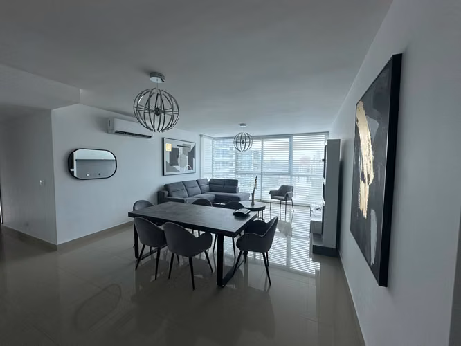Alquilo espectacular apartamento amoblado en Costa del Este