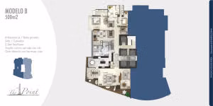 venta de Apartamento con 500m2 en Punta Paitillla PH The Point 26-7249SR