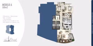 venta de Apartamento con 500m2 en Punta Paitillla PH The Point 26-7249SR