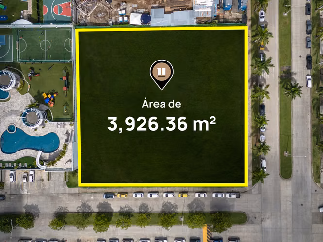 Se Vende Terreno en Costa del Este de 3,926.36 m2
