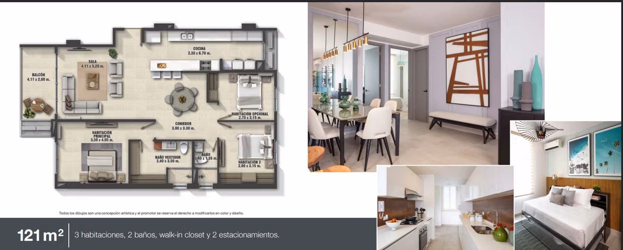 (2)-APARTAMENTO EN VENTA EN EL CANGREJO, PANAMÁ, CON ESTILO Y CONFORT (121.99)