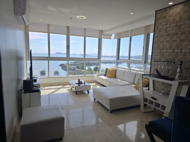 Rento apartamento de 2 recamaras con vista al Mar