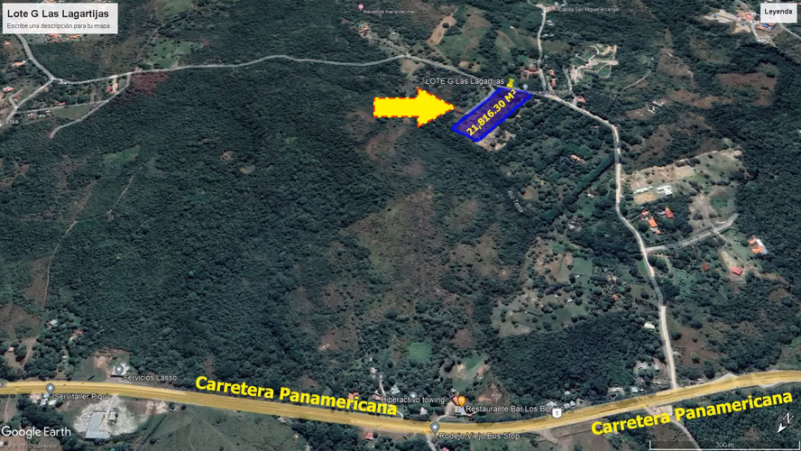 Venta de Terreno en San Carlos, Las Lagartijas, San José, 21,816m2