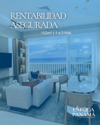 Inversión frente al mar en Costa del Este desde $296K | 3 recámaras
