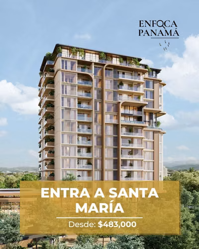 Apartamento en Santa María desde $483K | 100 m² de diseño italiano