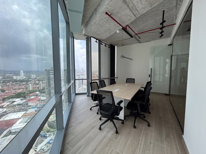 OFICINA AMOBLADA EN ALQUILER | FINANCIAL PARK | COSTA DEL ESTE | PISO ALTO