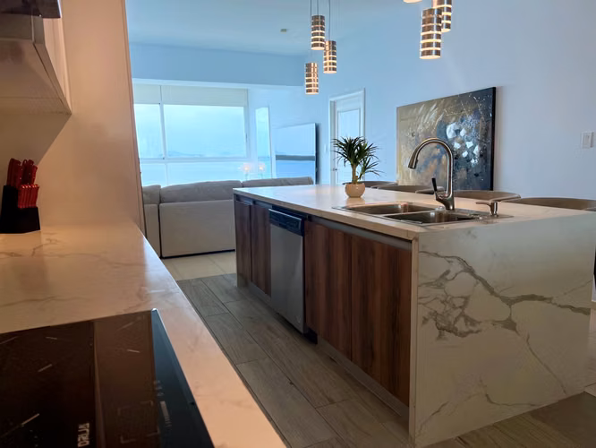 PH Vista del Mar Apartamento en Alquiler Amoblado y Equipado en avenida balboa, - Imagen 10