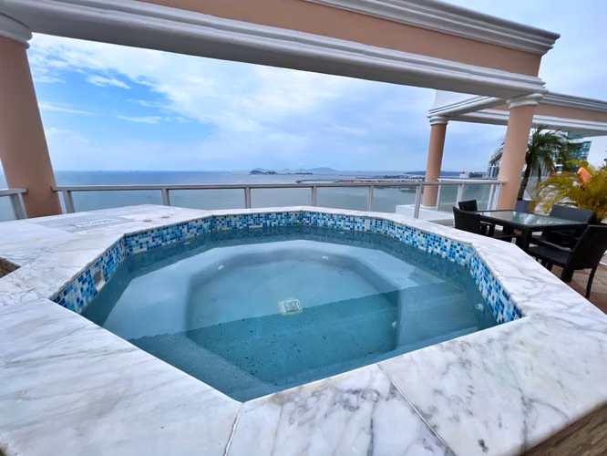 PH Vista del Mar Apartamento en Alquiler Amoblado y Equipado en avenida balboa, - Imagen 17