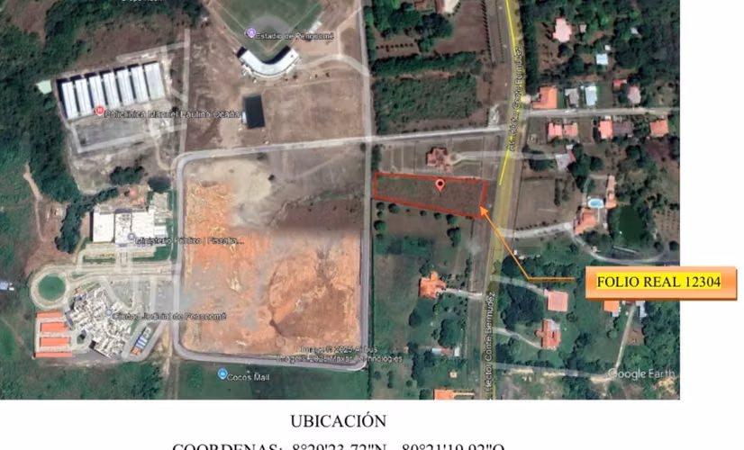 SE VENDE TERRENO EN PENONOMÉ
