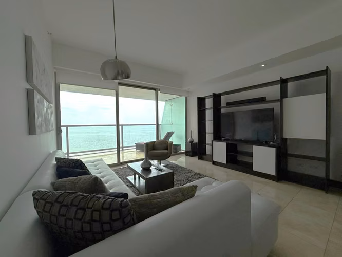 Apartamento Frente al Mar en Alquiler en Panamá,  Apartamento en Punta Pacífica