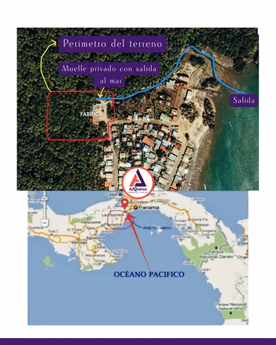 Venta de Terreno en La Chorrera con Salida al Mar
