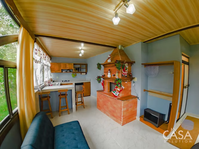 Cabaña con Mirador, Plantas de Café y Vistas Al Volcán Barú en Venta en Jaramillo, Boquete