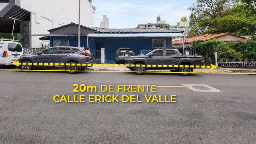 Venta de Terreno Comercial en El Cangrejo con Zonificación ZM7