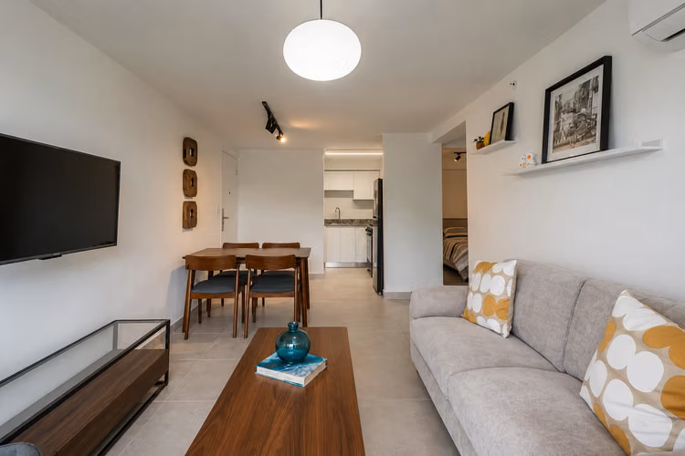Panamá Viejo Residences | 59 m² amoblado | 2 recámaras | 2 baños | balcón | 1 parking | $1,100