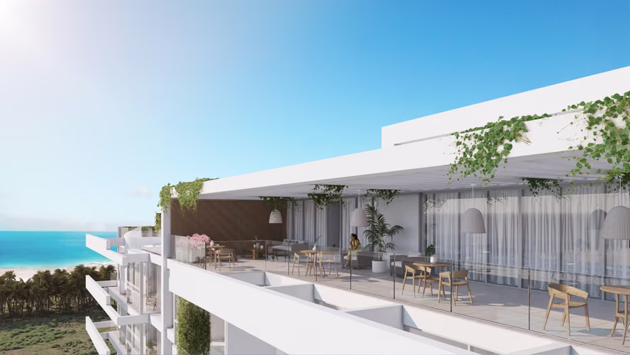 Apartamento en Aquavista | Vista al Mar y Laguna | Playa Blanca Residences