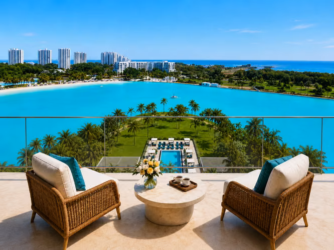 Apartamento en Aquavista 109 m² | Vista al Mar y Laguna | Playa Blanca Residences