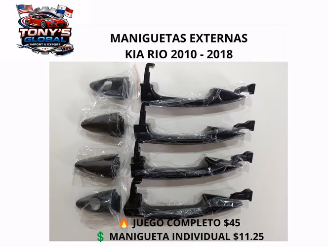 MANIGUETAS PARA KIA RIO DISPONIBLES