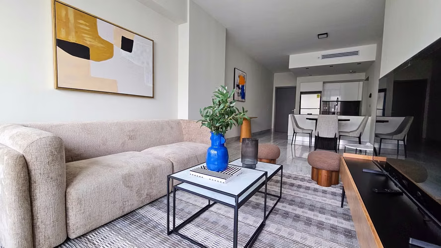 HERMOSO APARTAMENTO AMOBLADO EN NUOVO ARMANI PISO ALTO - Imagen 2