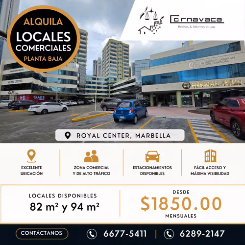 ALQUILO LOCALES EN MARBELLA ROYAL CENTER