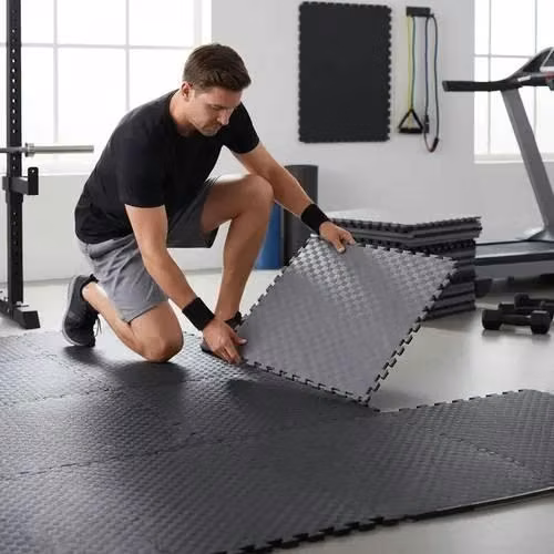 Piso Tatami 1x1m 3cm espesor para gimnasios, artes marciales