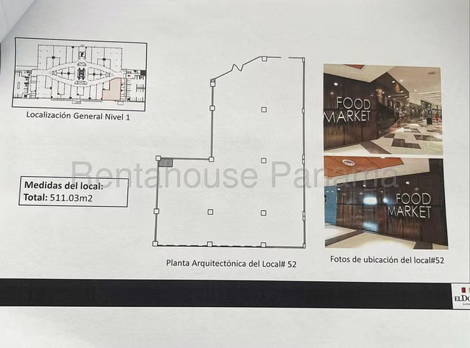 Local Comercial en Alquiler en El Dorado JG