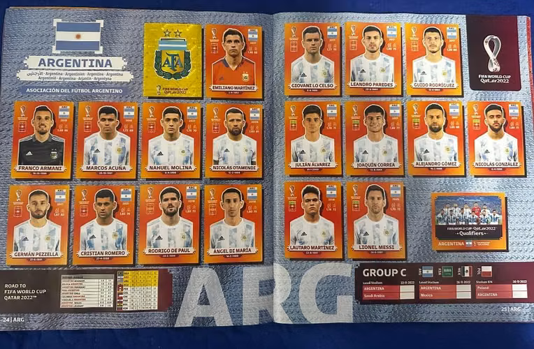 Álbum Panini Qatar tapa blanda lleno - Imagen 4