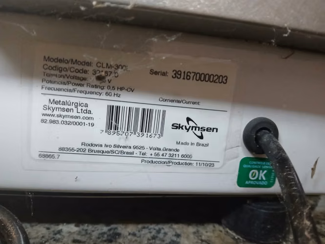Cilindro Laminador de Masa  SKYMSEN CLM-300L