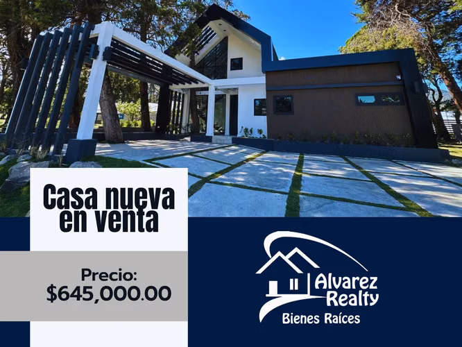 ID# H-0272 Casa Nueva en venta ubicada en Boquete-Totalmente Amoblada