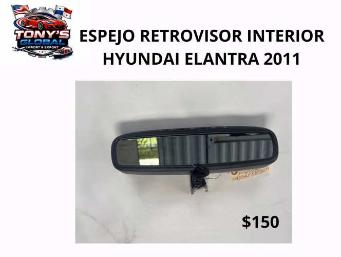 Espejo Retrovisor Interior Original Hyundai Elantra 2011