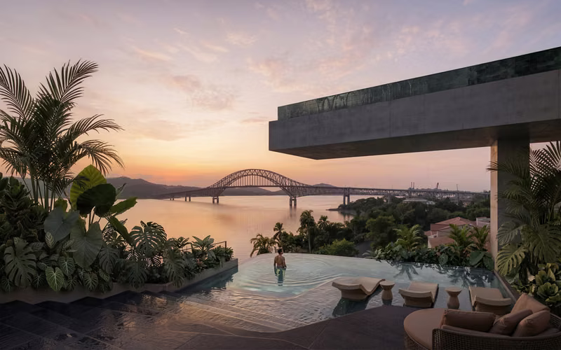 (6)-Apartamentos de lujo con vista al mar y al Canal de Panamá | conexión natural | 46m2 hasta 121m2 - Imagen 9