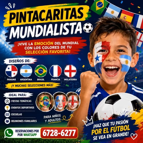 Pintacaritas para eventos