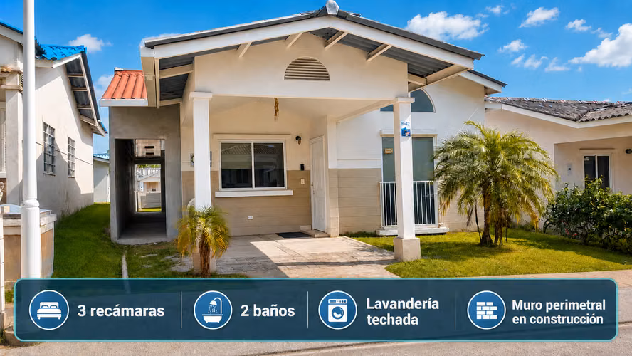 HOUSE FOR RENT – PLAYA DORADA  3 Bedrooms | 2 Bathrooms | West Panama Area