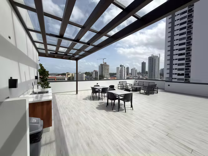 Alquilo apartamento en Bella Vista, amueblado, 1 recamara, a pasos de Ave, Balboa.