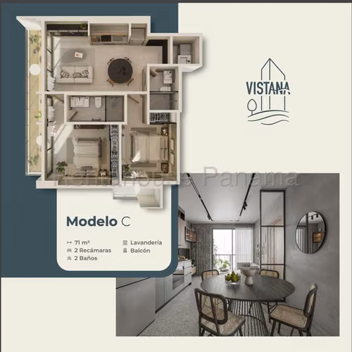 Apartamento en Venta en Bella Vista 25*9460Mfk
