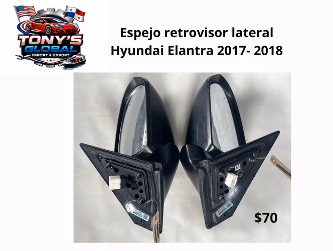 ESPEJO RETROVISOR ELÉCTRICO HYUNDAI ELANTRA 2018