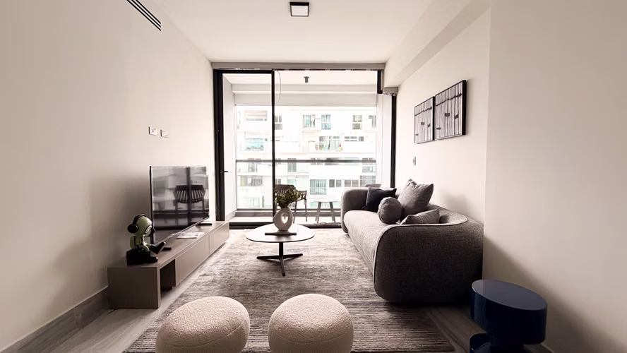 NUOVO Residences | Amoblado | 104m² | 2 Recámaras | Balcón | Avenida Balboa | $2,300