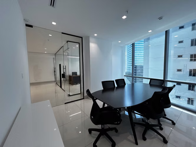 ALQUILER DE OFICINA AMOBLADA, 140M2 EN FINANCIAL PARK, COSTA DEL ESTE LH - Imagen 2