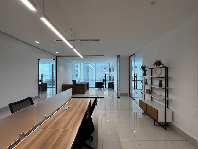ALQUILER DE OFICINA AMOBLADA, 140M2 EN FINANCIAL PARK, COSTA DEL ESTE LH - Imagen 12