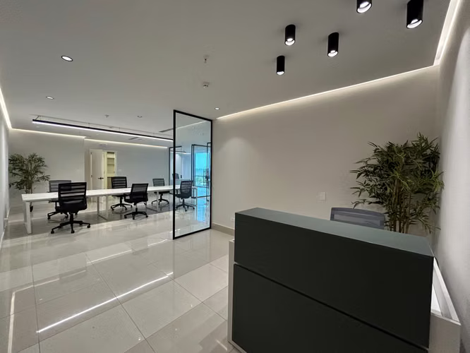 ALQUILER DE OFICINA AMOBLADA, 165M2 EN FINANCIAL PARK, COSTA DEL ESTE LH