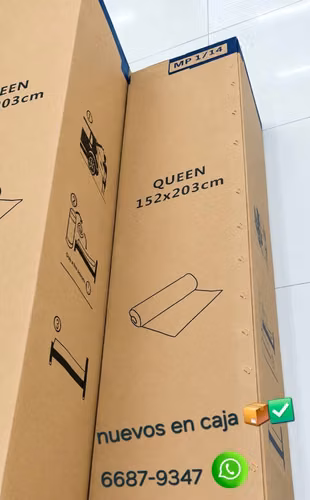 Colchon queen nuevo empacado al vacio