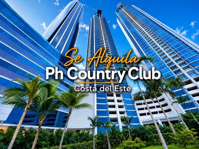 SE ALQUILA APARTAMENTO AMOBLADO – PH COUNTRY CLUB, COSTA DEL ESTE