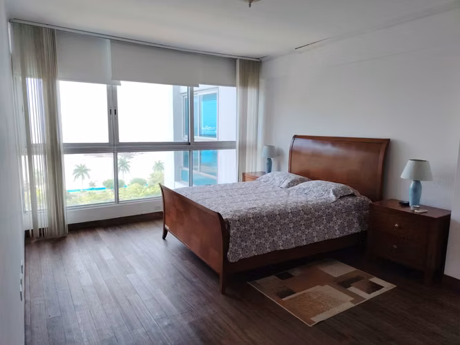 ALQUILO APARTAMENTO EN AVE, BALBOA, 1 RECAMARAS, AMOBLADO, VISTA AL MAR.