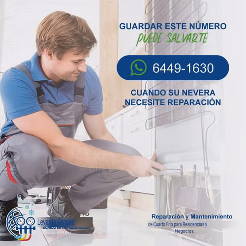 Técnico en refrigeración/ Neveras, cuartos fríos, aires