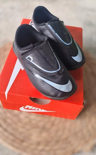 Taco de fútbol Nike Zoom Mercurial Vapor 16 Club MG Niño Black-Ice ...