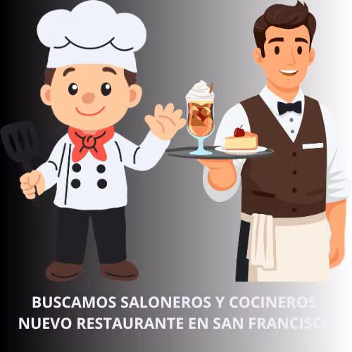 Cocineros con experiencia y ayudantes