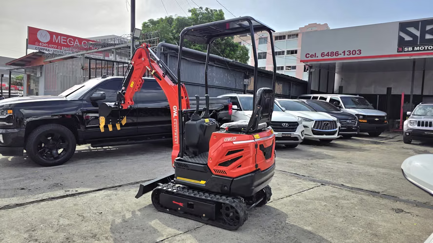 MINI EXCAVADORA DIÉSEL INDUSTRIAL 1.2T, AÑO 2027